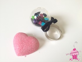 Bague boule de réglisses