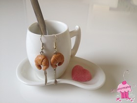 Boucle pendante Croissant