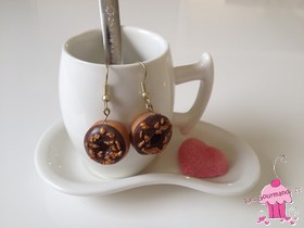Boucle pendante donuts