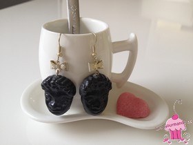 Boucle pendante Tête de Nègre