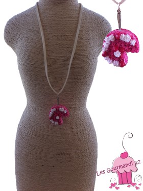 Collier forêt à la fraise