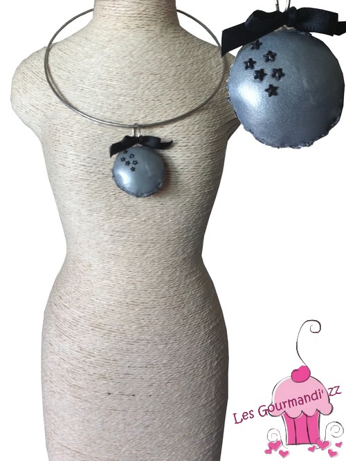 Collier macaron