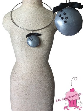 Collier macaron